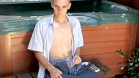 Skinny Dude Skug Savor Every Inch Of His Big Cock