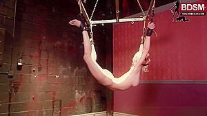 Skinny German Slave Girl Get Punishment In Police Station