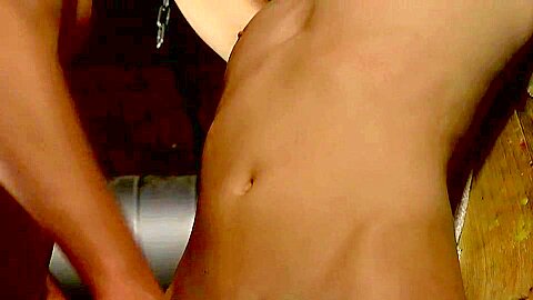 Skinny Slave Cums Hard! - Reece Stewart & Aiden Jason