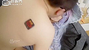 Skinny Young Girl With Small Boobs Wearing Her Hot Cosplay Dress Have Sex With Her Boyfriend