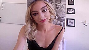 Skinny webcam skank with small tits