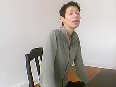 Slender German Babe Enjoys Masturbating And Sucking A Hard Cock