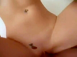 Slender Young Amateur Spreads Her Legs And Get Deeply Naile