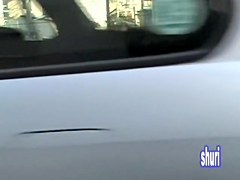 Slim Asian nurse on her way home gets street sharked
