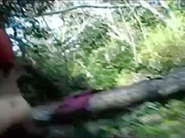 Slut Fucks 2 Guys In The Forest
