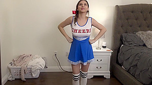 Slutty teen 18+ Cheerleader Fucks Step Brother ( 1)