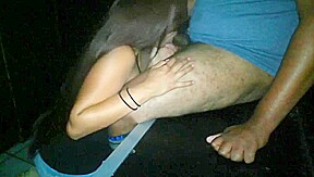 Slutwife barebackd 2 random guys at adult arcade