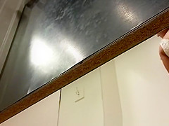 Small boobs girl spied in changing room