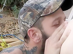 Smoking Stepson Gets Caught By Step dad and Barebacked