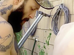 Smoking Stepson Gets Caught By Step dad and Barebacked
