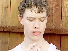Smoking Stepson Gets Caught By Step dad and Barebacked