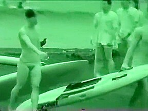 Sneak shot swimming sports men's on the beach - MANIAC撮盗