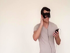 Solo Masked Stud Enjoys Jerking And Cumming On The Kitchen 7 Min With Gay Porn