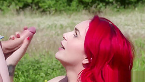 Spicy idol gets cum load on her face swallowing all the love juice