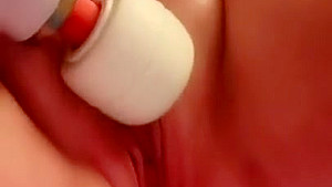 Squirting on my pink toy