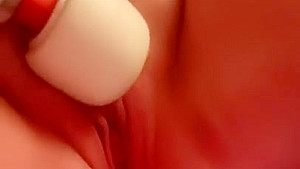 Squirting on my pink toy