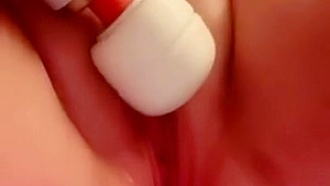 Squirting on my pink toy