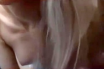 Staggering cam girl undressing and touching her beautiful body