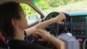 Steaming sex play in a car