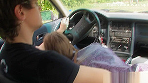 Steaming sex play in a car