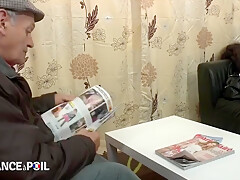 Steamy Lady Fucks Old Man - Per Fection And Dark Haired