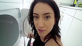 Step Brother Fucked His Step sister in The laundry Room