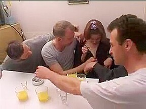 Step dads Pals Have Some Fun With not His Step daughter !
