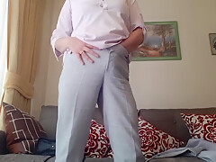 Step mommy Surprise In Webcam Video Call