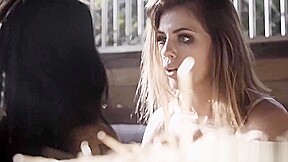 Stepdaughter and her cousin take turn sharing big dick