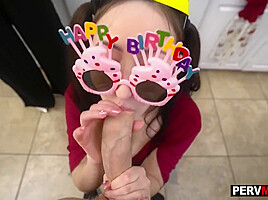 Stepmom And Stepaunt Birthday Blowjobs With Melody Mynx And Conor Coxxx