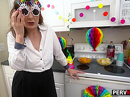 Stepmom And Stepaunt Birthday Blowjobs With Melody Mynx And Conor Coxxx
