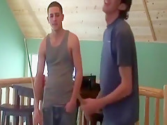 Straight Friend Loses Bet, Sucks Big Cock