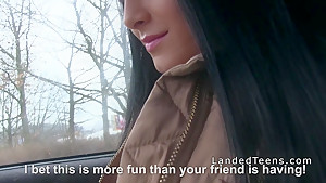 Strangr dude fucks perky tits teen 18+ in public