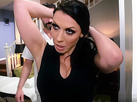 Stressed Wife Gets A Cock Rubbed In During A Massage