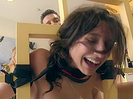 Sub Babe Flogged And Hardfucked In Asshole