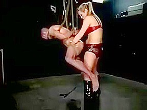 Sub Gets Fucked While Being In Suspension