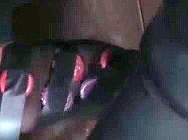 Submissive Slave Foot Punished Before Toyed