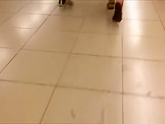 Subway stairs short skirt upskirt