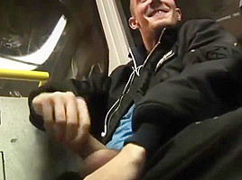Sucking off his mate dick in public 