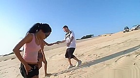 Sugar dusky latino young gal Malli Abdallah in outdoor