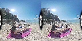Sunny Beach Afternoon Nude Sunbathing And Searching For Shells On Vacation With Matty Josie