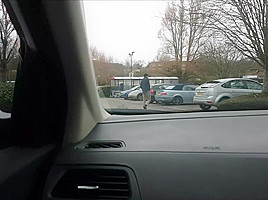 Swallowing 2 Loads in Public Car Park