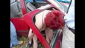 Swinger German Couple Carsex Outdoor -  2