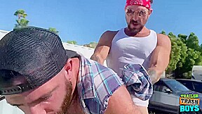 TRAILERTRASHBOYS Hunks Vince Parker And Jake Nicola Bareback