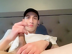 Tatted Twink Jerks off on web cam chat
