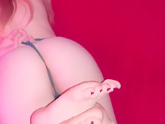 Tattoed Redhead Gives Me A Footjob Until I Cum + Squirt