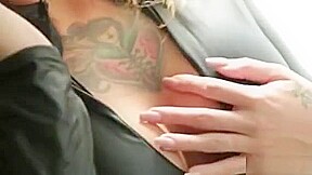 Tattooed Busty Blonde Slut Anal Bbc Blowjob