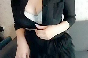 Temptation of a brunette!