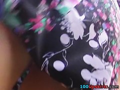 Terrific girl's bottom-up petticoat