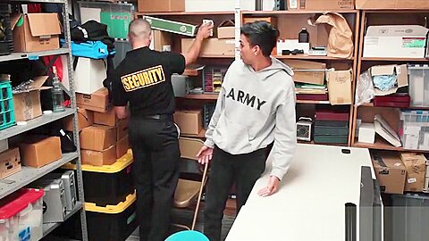 The Officer caught the young latin male in the mall